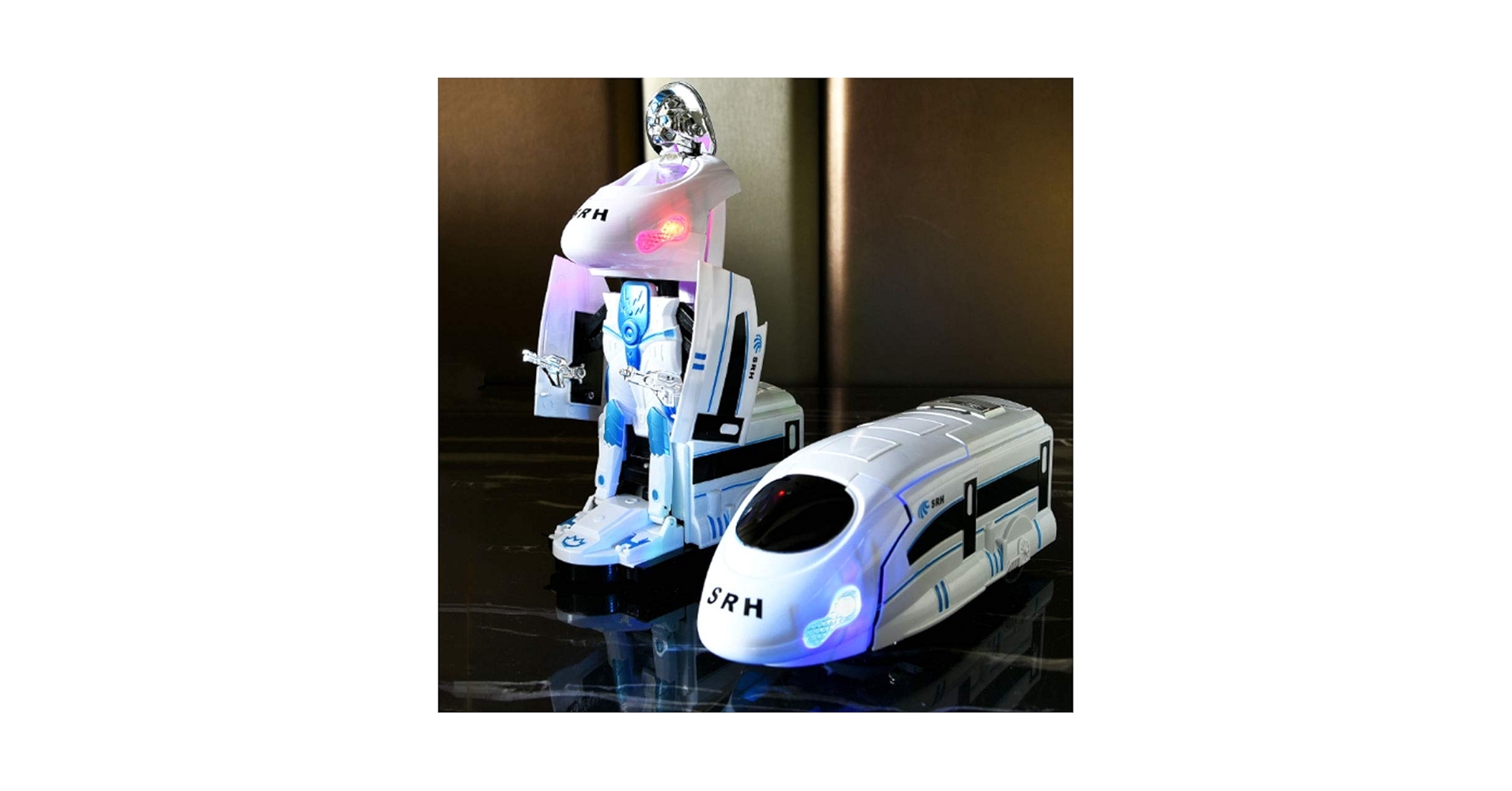 Amazon.co.jp: 新幹線変形ロボ、電気新幹線のおもちゃ高速鉄道